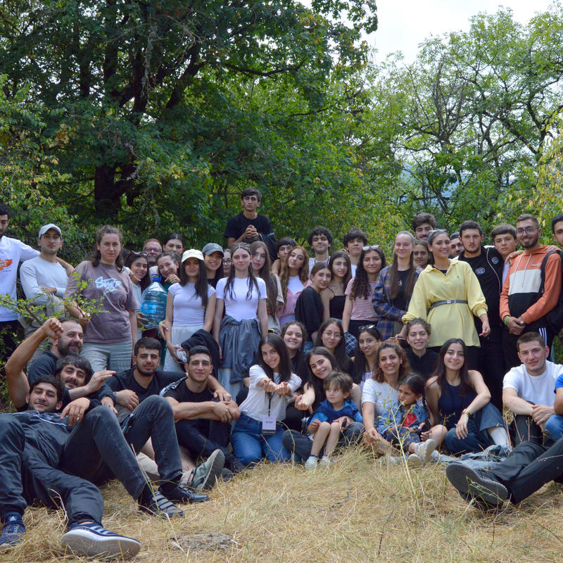 Students at summer camp